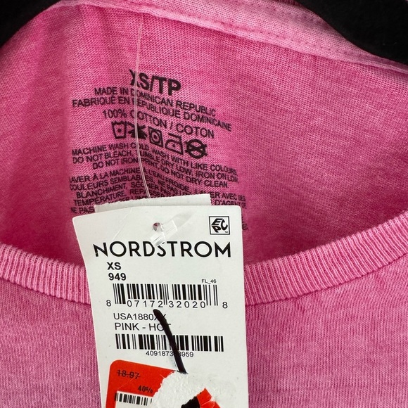 Nordstrom Pink Graphic Tee - Picture 2 of 2